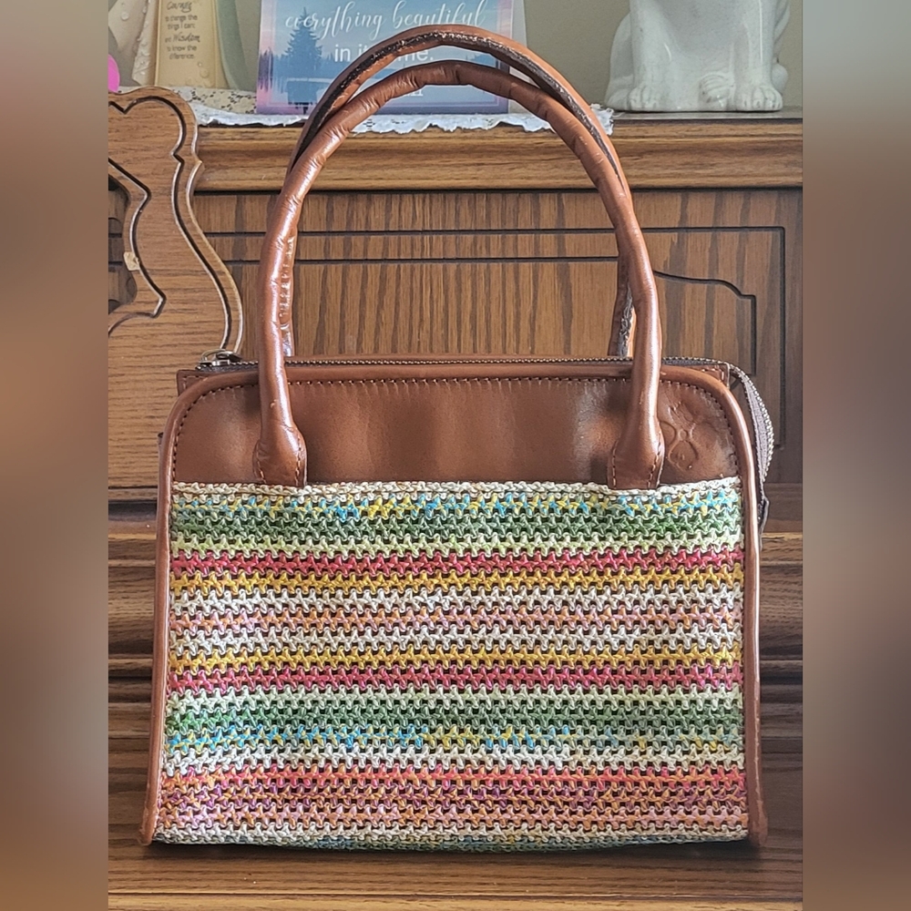 Patricia Nash Leather Satchel